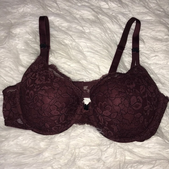Maidenform Other - Burgundy Lace Bra Size 38 C